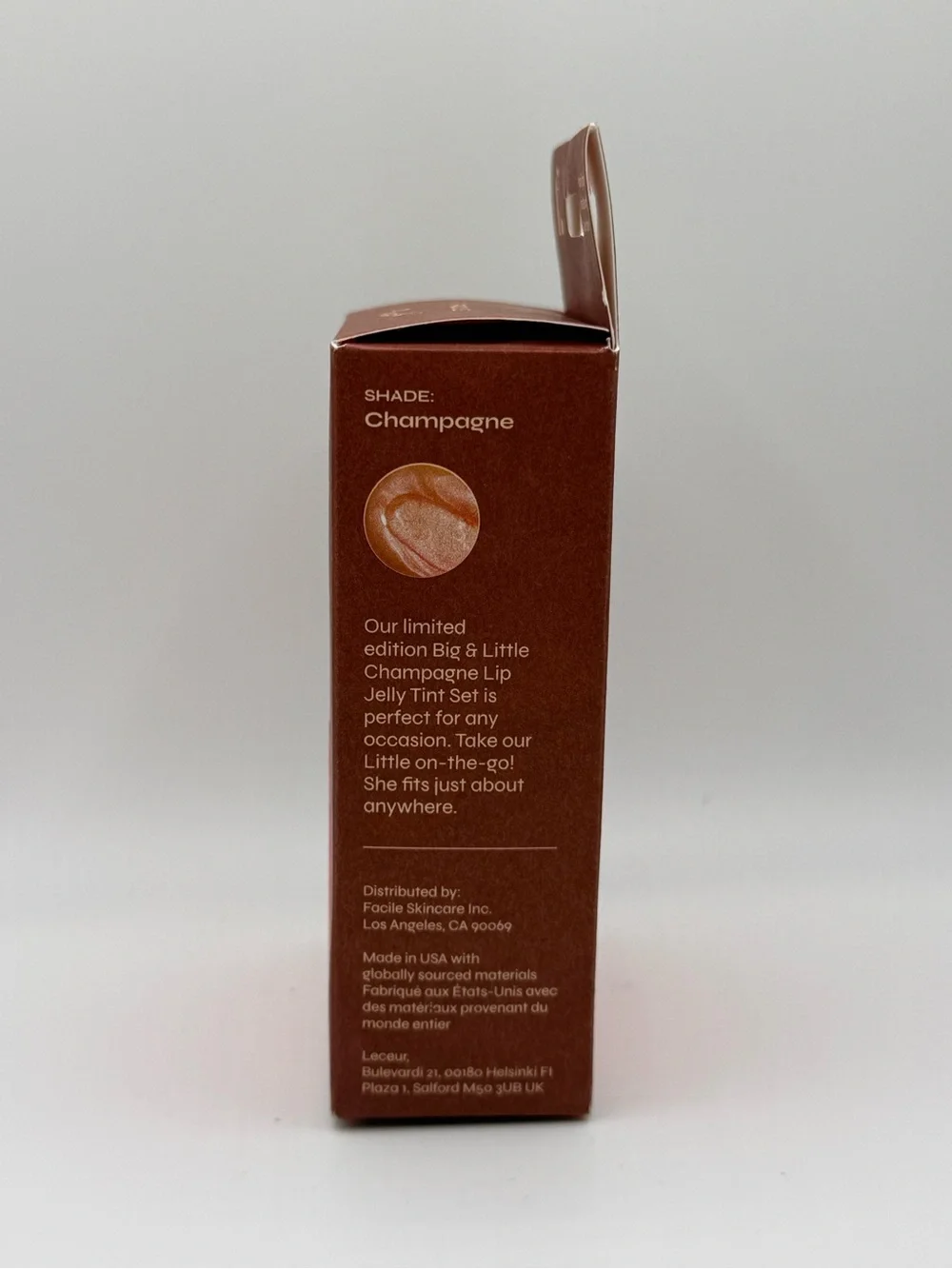 NEW Facile Big & Little Lip Jelly Tint Duo Champagne Set